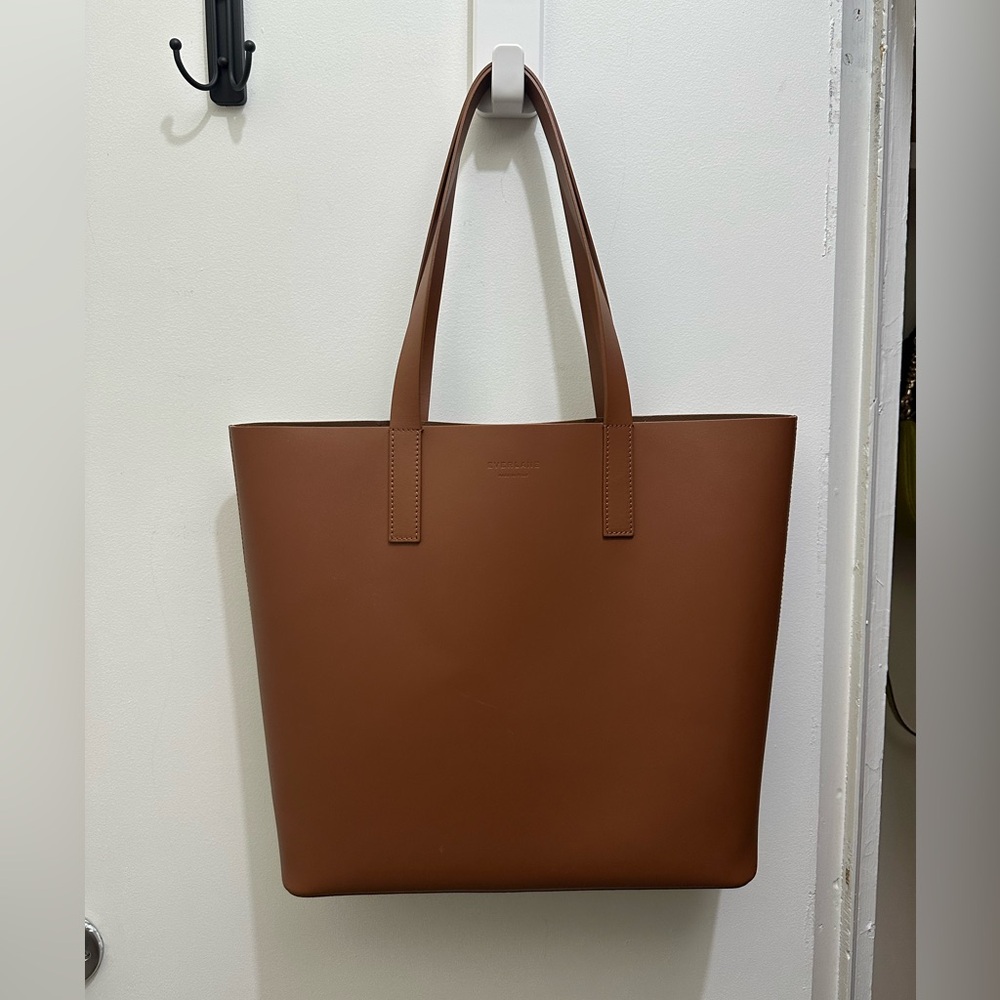 Everlane Tan Leather Tote Bag